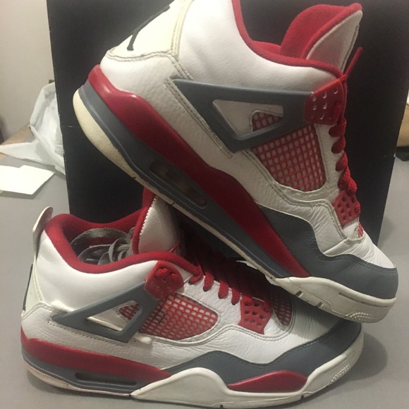 Jordan Retro 4 Alternate 89 CUSTOMS Size 10.5 *One Of A Kind* - Picture 5 of 11